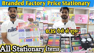 All Stationery Items wholesale market in delhi sadar bazar Pen Pencil fancy stationary items [upl. by Constancia153]