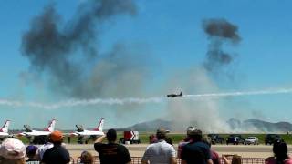 Pearl Harbor Reenactment Altus Air Show 2010 [upl. by Maryellen478]