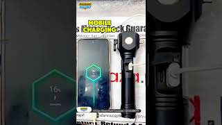 Ruilang Torch RL233 Metal LED FlashLight with Cutter Hammer and Mobile Power Bank in Just Rs 3600 [upl. by Dav]