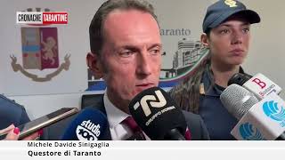 Taranto Il questore Sinigaglia “imparerò a conoscere e ad amare questa terra” [upl. by Atilem]