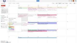 How to Change the Color of a Calendar [upl. by Randolph]