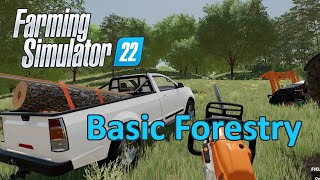 Farming Simulator 22 Tutorial  Basic Forestry Chainsaw [upl. by Uno]