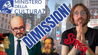 Ex ministro della Cultura Sangiuliano cosa è successo [upl. by Annyl]