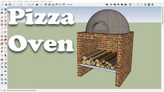 Pizza Oven  Homemade  Horno Casero para Pizza  sketchup viralvideo pizza coking [upl. by Terzas815]