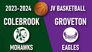 Groveton at Colebrook  20232024 JV Basketball [upl. by Mamoun]