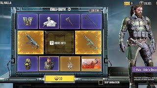 Halls of Valhalla Lucky Draw Live In Call of duty mobile NOV172024 [upl. by Nynnahs]