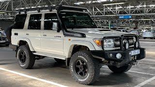 Land Cruiser 76 Walkaround Accessories v8 Diesel [upl. by Hanus]