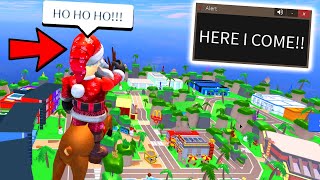 HIDE AND SEEK AS SANTA FOR FRIEND REQUEST Roblox [upl. by Aneehsit]