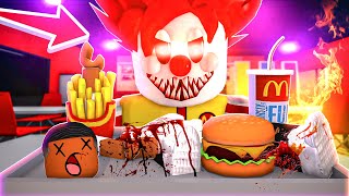 ROBLOX ESCAPE RONALDS DINER NEVER Eating McDonalds AGAIN [upl. by Cinamod]