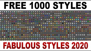 1000 Photoshop Styles Pack Free Download For Photoshop [upl. by Elhsa]