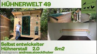 Hühnerwelt 49 Premium 5m2 Hühnerstall 20  Alle Details [upl. by Sivat812]