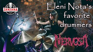 NERVOSA Eleni Nota Why Joey Jordison Inspired a Generation of Drummers [upl. by Hughett]