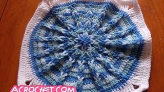 Tejiendo una mandala con ochitos a crochet parte 2 [upl. by Ellesij]