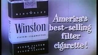 13 Classic Retro Winston Cigarettes Commercials starring The Flintstones [upl. by Aneele]