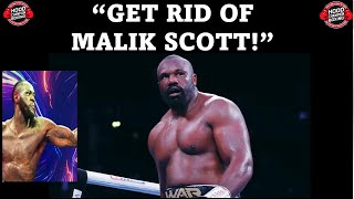 DEREK CHISORA BEGS DEONTAY WILDER TO GET RID OF MALIK SCOTT CALLS HIM A HORRIBLE TRAINER [upl. by Tedi]