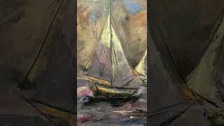 парусникиsailboatyachtpainting oilpainting картинамасломхудожник иринаманойлова [upl. by Amery]