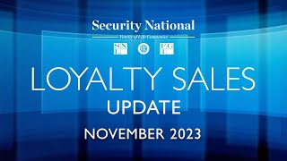 Loyalty Sales Update November 2023 [upl. by Adaner]