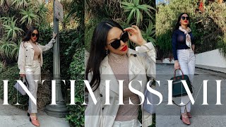 Intimissimi Knitwear Lounge Haul Modal amp Cashmere Tops Review  Sustainable Luxury Style [upl. by Dnomayd795]