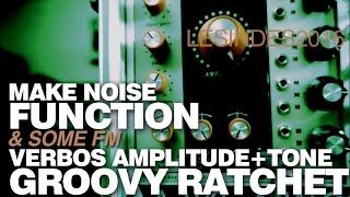 MAKE NOISE FUNCTION  FUNKY RATCHETS  VERBOS ANALOG amp TONE  Analog FM [upl. by Aitnom]