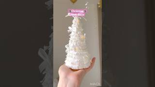 Christmas room decor idea🎄🤍 DIY Christmas tree✨ [upl. by Trinetta]