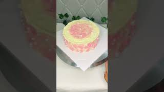 500g Vanilla Cake🩷 cupcakes cake cakeideas cakedecorating baking birthdaycake youtubeshort [upl. by Tenej]