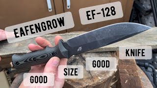 Eafengrow EF128 A awesome all around fixed blade knife [upl. by Kohler]