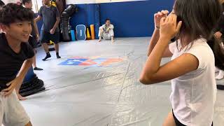 Girl vs Boy Jiu Jitsu and Girl Wins on 17112023 at GSF Academy [upl. by Weaver]