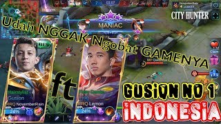 RRQ XIN GUSION ft LEMON LING GUSION NO 1 Indonesia VS PARA GLOBAL RANK SEASON 14 MLBB [upl. by Sutniuq]