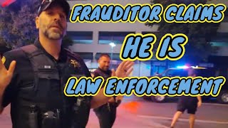 Frauditor Claims He Is law Enforcement [upl. by Esiuqcaj]