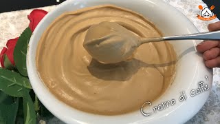 CREMA DI CAFFE PRONTA IN 2 MINUTI SENZA PANNA E SENZA BIMBY CON 3 SOLI INGREDIENTI [upl. by Bergren]