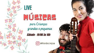 Live quotMúsica para crianças grandes e pequenasquot  Flor de Crejoá [upl. by Eltsirk]