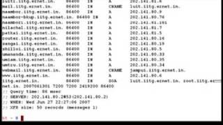 SecurityTubeNet  DNS Zone Transfer using DIG [upl. by Odrarebe50]