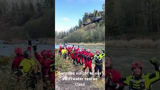 Swiftwater Rescue Apache flyby [upl. by Bard]