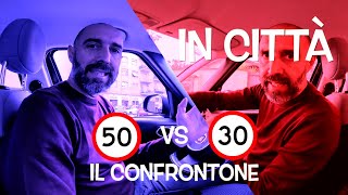 50 vs 30 kmh  In Città [upl. by Ahcim631]