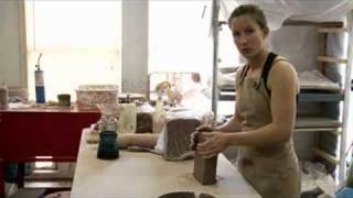 Clay Pottery Slab Building  Pottery Clay Hand Stretching Tips [upl. by Eceer339]