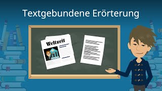 Textgebundene Erörterung einfach erklärt  Tipps amp Tricks [upl. by Oflodur]