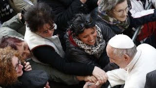 Pope Francis visits Italy region rebuilt after 2012 earthquakes [upl. by Akiemat276]