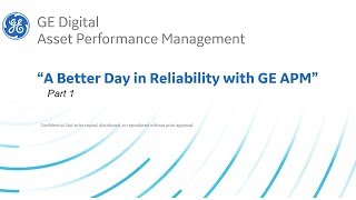 A Better Day in Reliability with APM Part 1 [upl. by Nelaf]