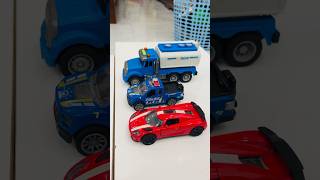 Box full of Model Car Jaguar Nissan Audi Maserati Peugeot Pickup Truck  Police Pickup Trucks [upl. by Schaumberger]