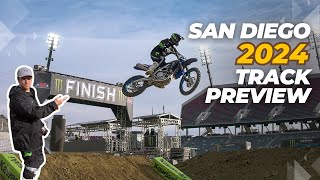 San Diego Supercross 2024 Track Preview [upl. by Renelle]