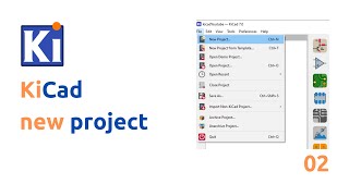 kicad  new project [upl. by Lertsek987]