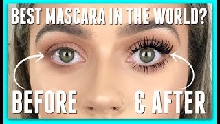 Testing the WORLDS BEST MASCARA  Benefit Bad gal bang mascara review  EmmasRectangle [upl. by Atilef778]