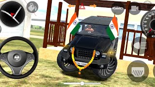 Dollar Song Modified Mahindra Black Thar 😈  Indian Car Simulator 3D  Android Game Play [upl. by Rettuc228]