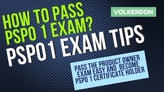 PSPO 1 exam tips  How to pass PSPO 1 certification and get 100 [upl. by Ybot726]