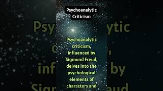 Psychoanalytic Criticism [upl. by Ipoillak]