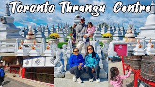 KARMA TEKCHEN ZABSAL LING Popular Stupa Garden in TORONTO 🇨🇦 tibetanvlog [upl. by Gennaro]