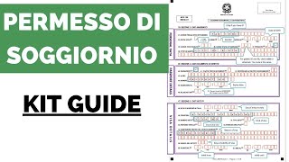 PERMESSO di SOGGIORNO KIT Compilation Guide  Come compilare modulo permesso di soggiorno 2024 [upl. by Leanne]