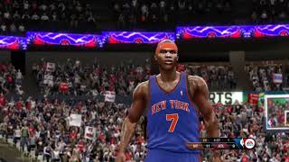 NBA Live 10 Gameplay  New York Knicks vs Atlanta Hawks [upl. by Htaeh]