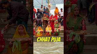 Chhat Puja at Village✨🙏🏻  puja chhathpuja minivlog trending shortsfeed [upl. by Bevvy]