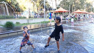 Tumbalong Park Playground China Town Sydney Darling Harbour [upl. by Labaw131]